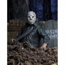 1/4 Scale 7 Inch Jason Voorhees Action Figure - Friday The 13th Part 3 Jason Action Figure Action Figure Horror Model Ornamen...