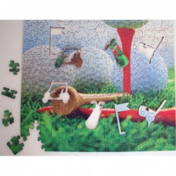 Made in Ukraine - Wooden Jigsaw Puzzles - Golf - 462 Irregular Pieces - Colorful Puzzle for a Real Golf Lover – BasisWood $93...