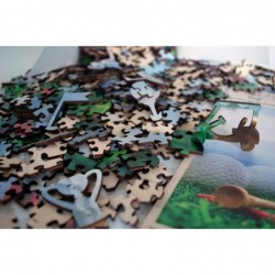 Made in Ukraine - Wooden Jigsaw Puzzles - Golf - 462 Irregular Pieces - Colorful Puzzle for a Real Golf Lover – BasisWood $93...