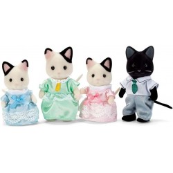 Tuxedo Cat Family Set $65.03 Play Figure Playsets