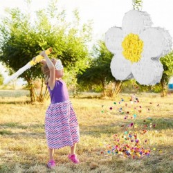 Daisy Flower Pinatas Groovy Decorations for Birthday Party Retro Hippie Boho Party Pinata with Pinata Stick and Blindfold and...