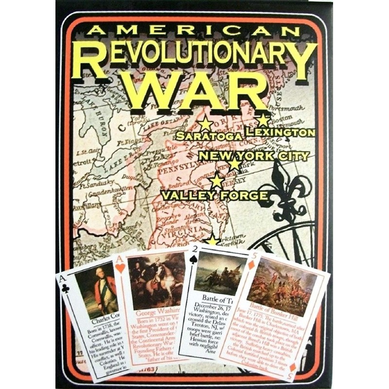 The American Revolutionary War Souvenir Playing Cards $15.10 Card Games