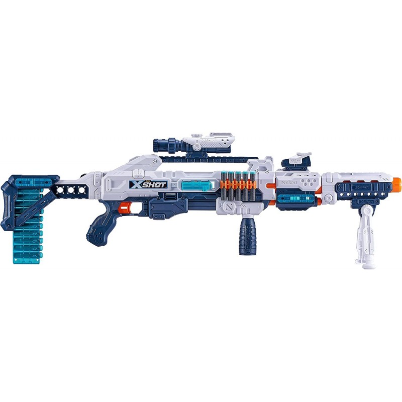 Excel Regenerator Foam Dart Blaster with Over 1 000 Unique Combinations! (48 Darts) by Zuru Multicolor 36351 $61.16 Toy Foam ...