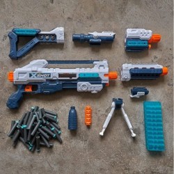 Excel Regenerator Foam Dart Blaster with Over 1 000 Unique Combinations! (48 Darts) by Zuru Multicolor 36351 $61.16 Toy Foam ...