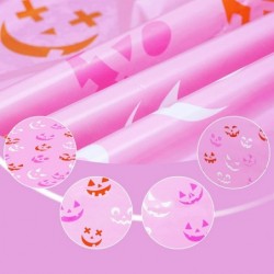 3 Pack Halloween Party Tablecloth Plastic Pink Pumpkin Table Cover for Halloween Party Decorations Supplies 86.6 x 51.2in $15...