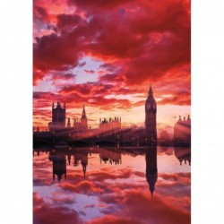 Buffalo Games - - Big Ben London Sunset - 500 Piece Jigsaw Puzzle $16.88 Jigsaw Puzzles