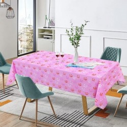 3 Pack Halloween Party Tablecloth Plastic Pink Pumpkin Table Cover for Halloween Party Decorations Supplies 86.6 x 51.2in $15...