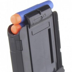 F10555 15-Darts Magazine Clip for Nerf N-Strike Elite Color Black $26.39 Toy Foam Blasters & Guns