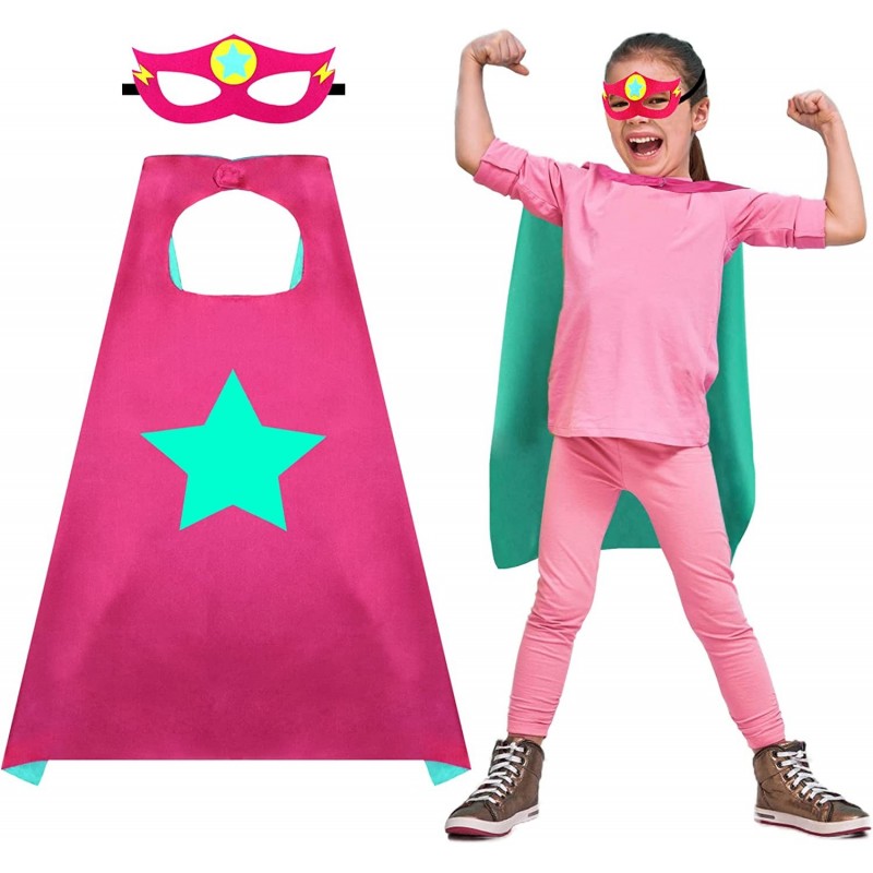 Superhero Boys-Girls-Dress-up Cape and Mask for Kids Super Hero Costumes as Children Birthday Party Gifts Favors $17.42 Kids'...