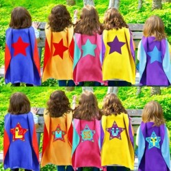 Superhero Boys-Girls-Dress-up Cape and Mask for Kids Super Hero Costumes as Children Birthday Party Gifts Favors $17.42 Kids'...