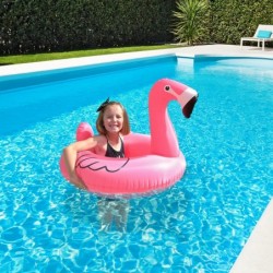 Flamingo Party Tube Inflatable $25.40 Swimming Pool & Outdoor Water Toys