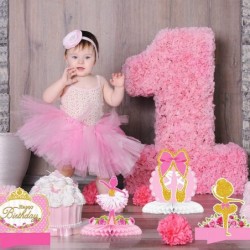 10 Pcs Ballerina Birthday Party Decorations Ballerina Table Centerpieces Ballerina Party Supplies Dancing Girls Table Decor B...