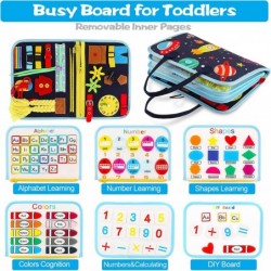 Busy Board Montessori Toys for Toddlers Sensory Preschool Activity Educational Learning Board Toys Quiet Book Basic Fine Moto...