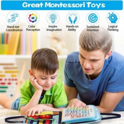 Busy Board Montessori Toys for Toddlers Sensory Preschool Activity Educational Learning Board Toys Quiet Book Basic Fine Moto...