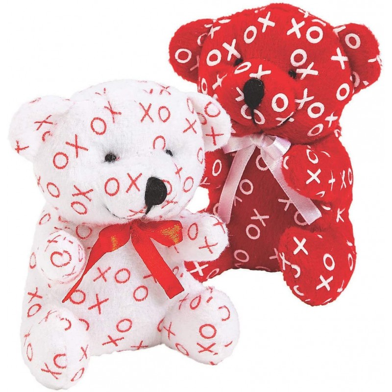 Mini XOXO Hugs and Kisses Stuffed Bears (Set of 12 Plush Animals) Valentine's Day Toys $51.10 Stuffed Animals & Teddy Bears