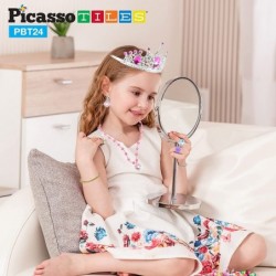 Kids 24 Piece Fairytale Royal Princess Dress Up Pretend Play Tiara Jewelry Boutique Shoes & Fashion Accessories Toy Collectio...