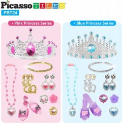 Kids 24 Piece Fairytale Royal Princess Dress Up Pretend Play Tiara Jewelry Boutique Shoes & Fashion Accessories Toy Collectio...