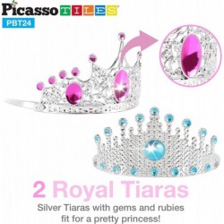 Kids 24 Piece Fairytale Royal Princess Dress Up Pretend Play Tiara Jewelry Boutique Shoes & Fashion Accessories Toy Collectio...