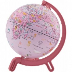 Giacomino Kids Pink Animals 6-inch Globe Up to Date Miniature Globe for Kids (Pink) $43.94 Geographic Globes