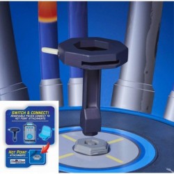 – The Mega Buster Transforming Lab Playset with Over Ten Unique Action Features! Fitsup to Six Figures! Based On The New Show...