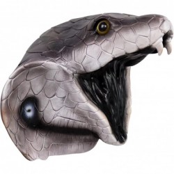 Creepy Halloween Snake Mask Scary Animal Cosplay Mask Costume Masquerade Party Latex Prop $33.25 Kids' Dress-Up Accessories