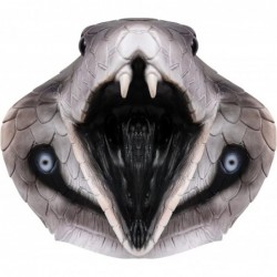 Creepy Halloween Snake Mask Scary Animal Cosplay Mask Costume Masquerade Party Latex Prop $33.25 Kids' Dress-Up Accessories