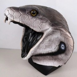 Creepy Halloween Snake Mask Scary Animal Cosplay Mask Costume Masquerade Party Latex Prop $33.25 Kids' Dress-Up Accessories