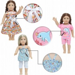 15 Pcs 18 Inch Girl Doll Clothes and Accessories for 18 Inch Doll Dress with Including 8 Complete Sets of Clothing Outfits $4...