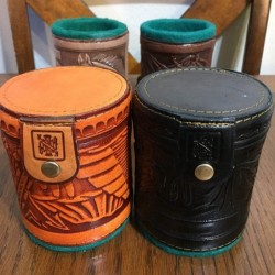 Cubilete Leather Dice Cup Play Casino Traditional Game Handcrafted in Mexico New $43.06 Game Accessories